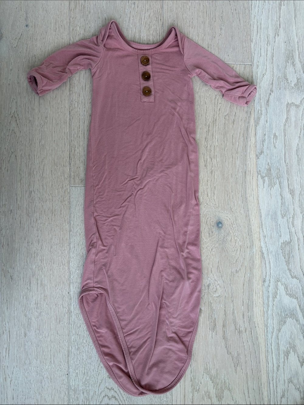 Caden Lane Mauve Button-Front Sleep Sack